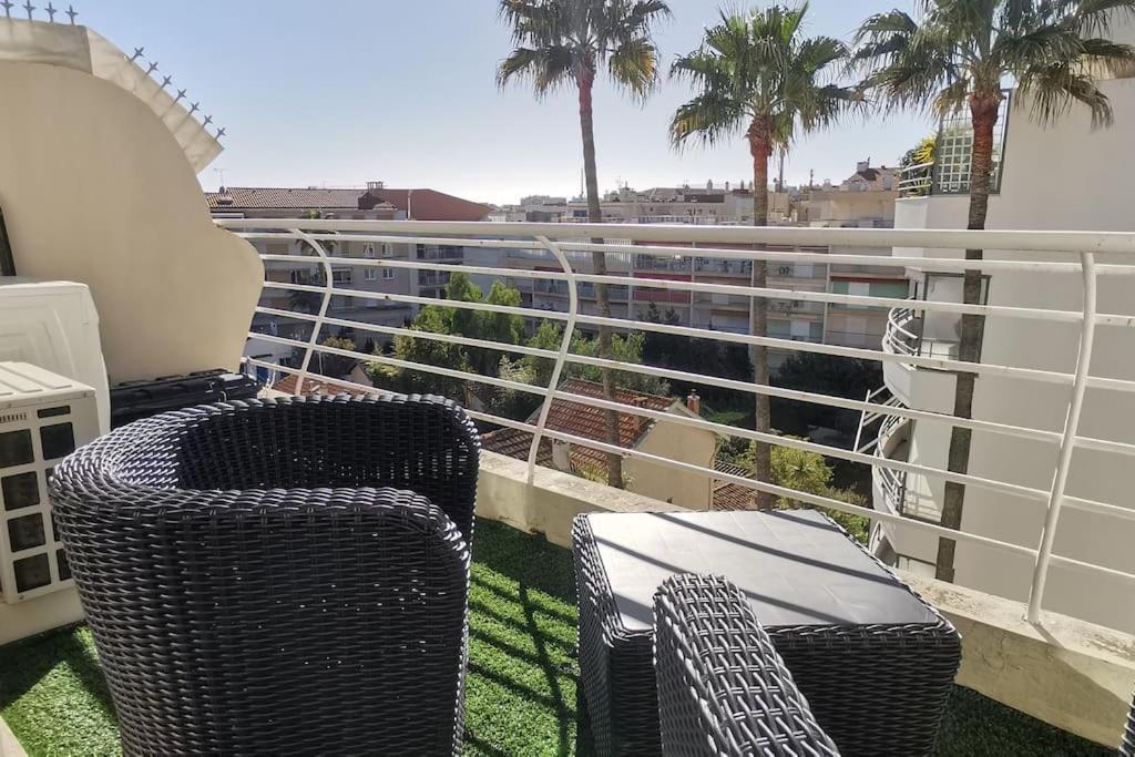 Cannes Pointe Croisette Studio Plage 2 Min A Pieds المظهر الخارجي الصورة